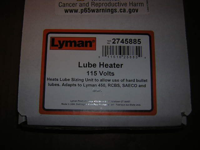 thumbnail image 2 of Lyman Universal Lube Heater 115V - Reloading Press Lubrication System 2 of 11
