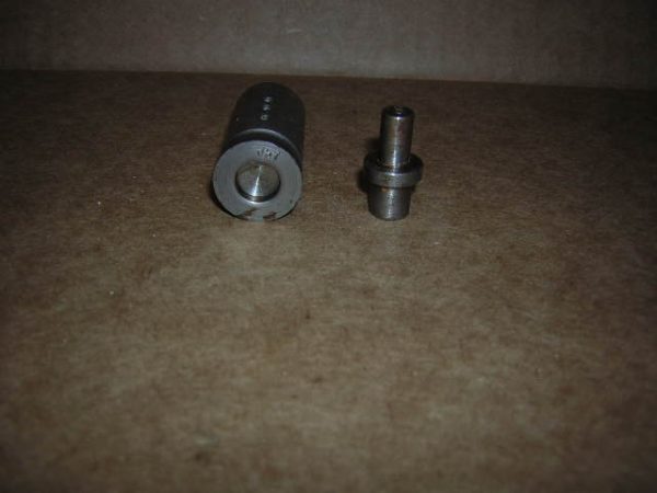 Lyman sizing Die # 357 with top punch # 495