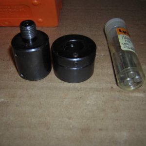 Lyman outside Neckturner with 6 mandrels
